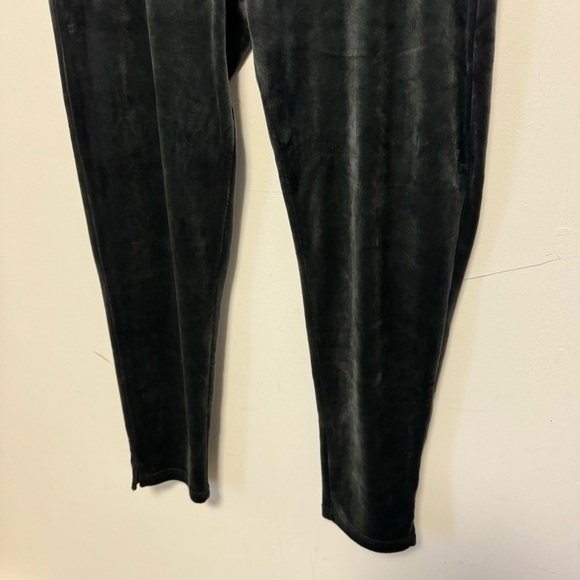 UGG Hayden Fleece Jogger Pants Dark Gray Velour Soft Loungewear Womens Medium - Picture 5 of 13